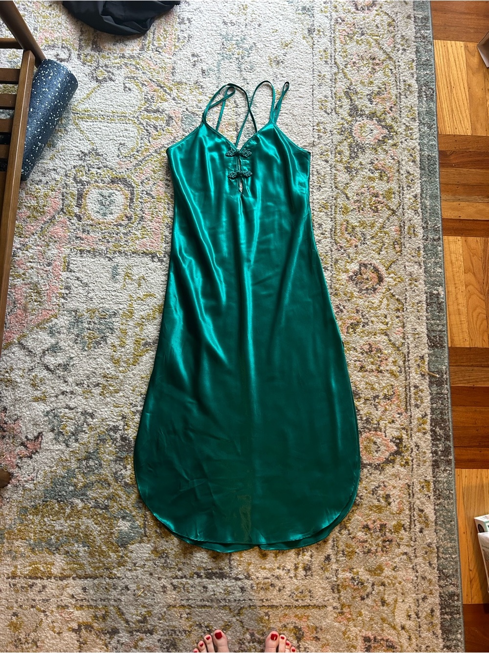 California Dynasty Emerald Slip Dress